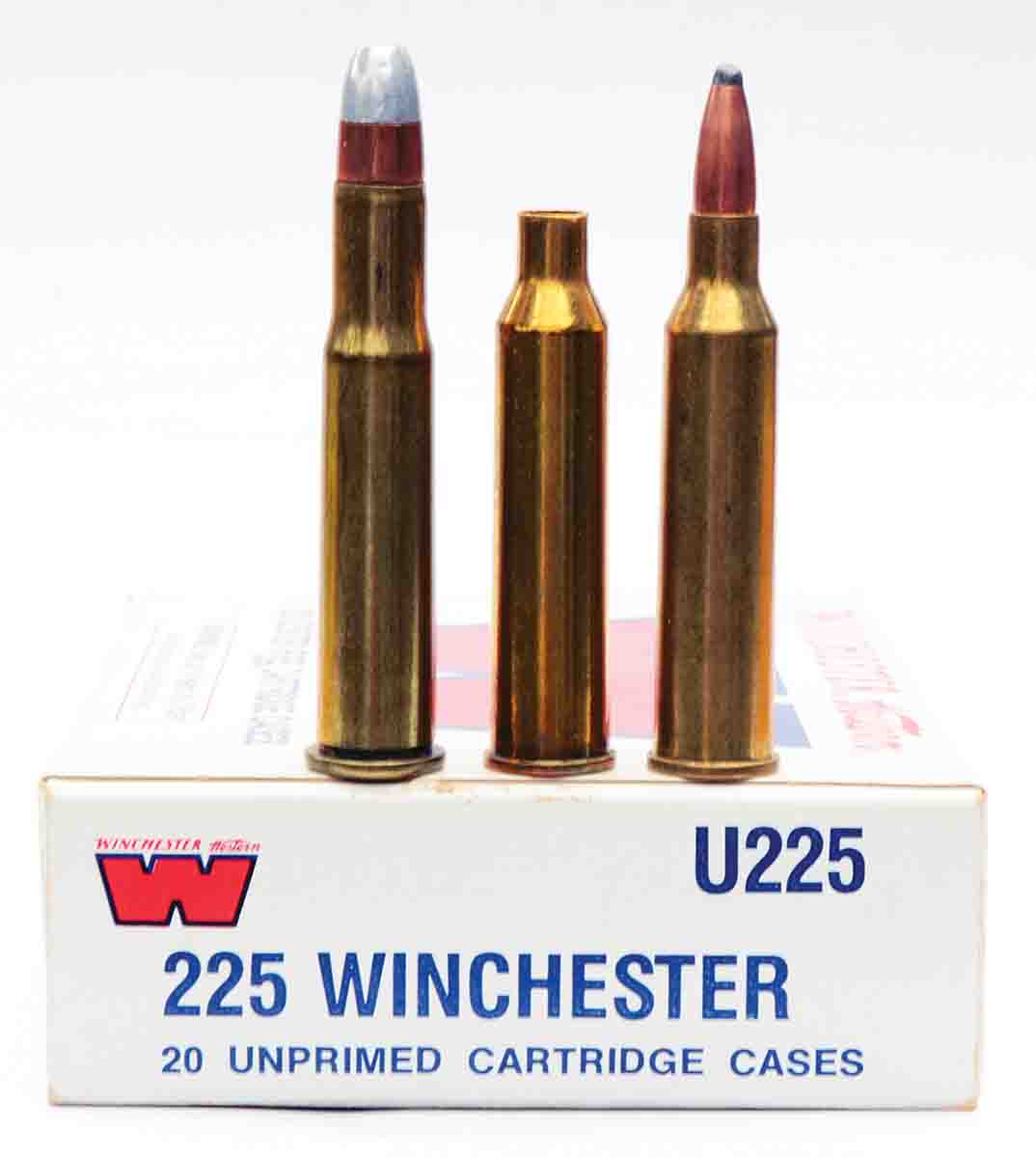 In the absence of factory ammunition and unprimed cases, varmint shooters keep the .225 Winchester alive by forming cases from .30-30 Winchester brass – not an easy task.